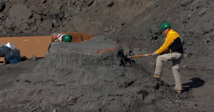 millennium mine dinosaur